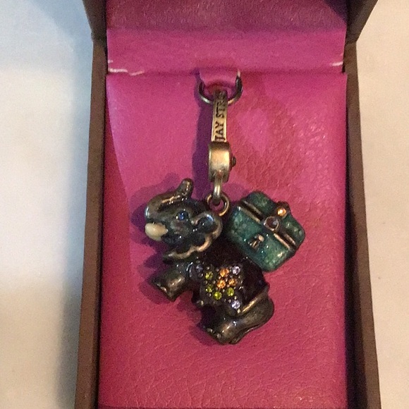 Jay Strongwater Jewelry - Jay Strongwater Retired Elephant Charm NWOT in box